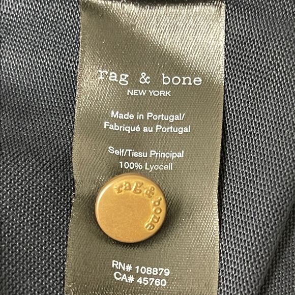 Rag & Bone Navy Rower polo Midi Dress size large - Picture 10 of 14